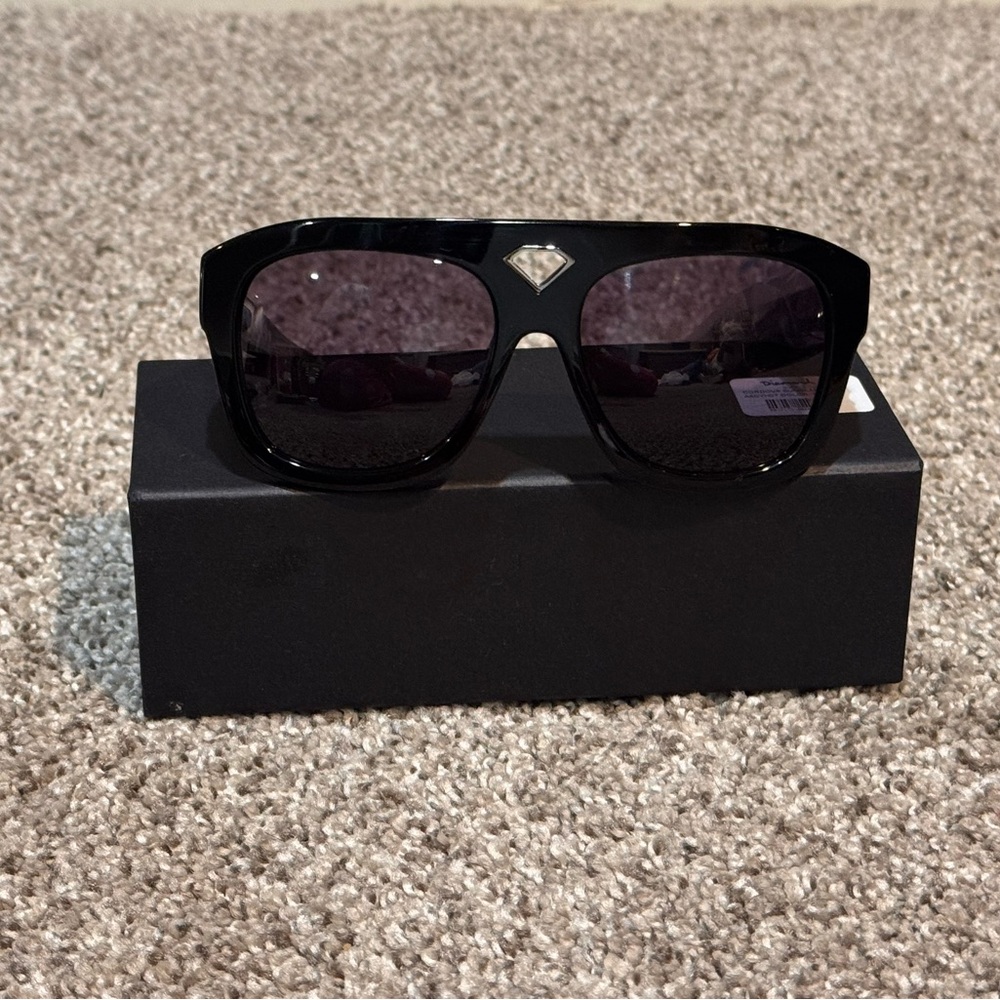 Diamond Supply Co. Black and Purple Sunglasses